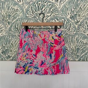 Lilly Pulitzer Pink Marigold Skort Neon Marigold Skort in Women’s 00